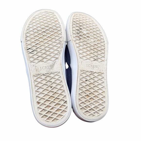 J.Crew Canvas Slip-On Sneakers Blue Men’s Size 10 Casual Low Top - Picture 7 of 14